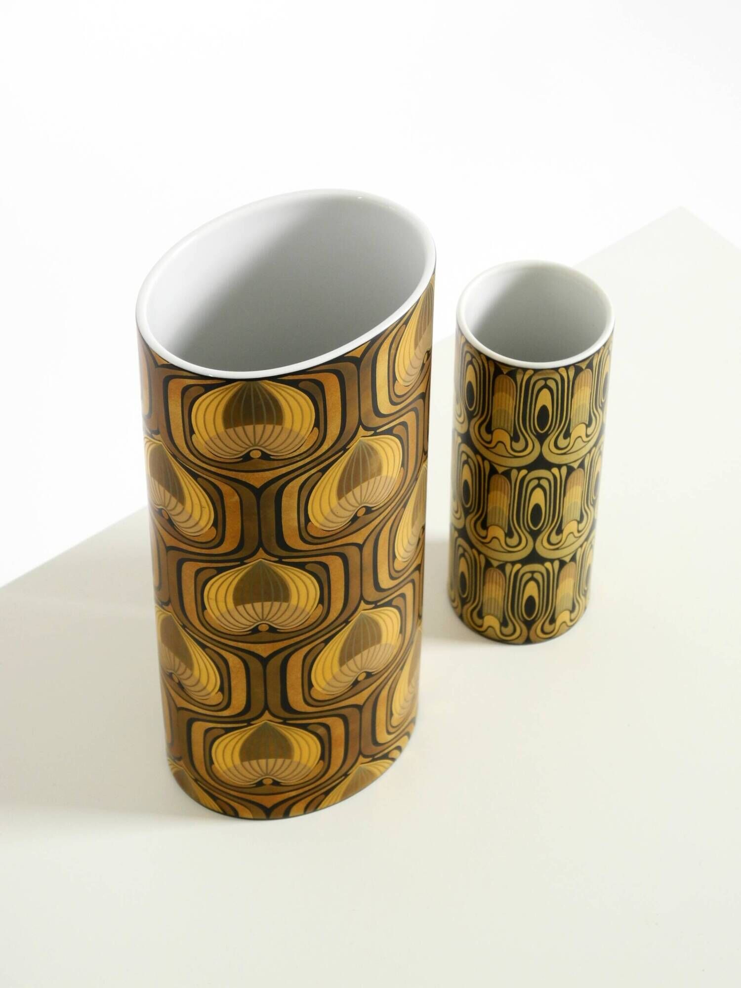 Two 1970s porcelain vases by Björn Wiinblad for Rosenthal Studio-Linie