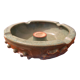 Ashtray candle holder