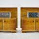 1939s set of Art Deco bedside tables, Czechoslovakia