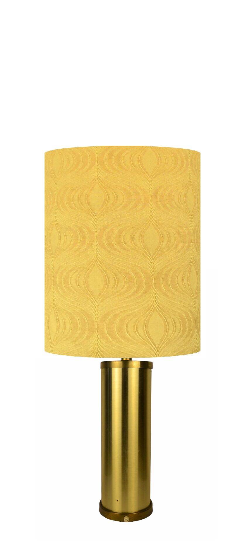 Abat-jour novagold h45 d35 - tissu vintage
