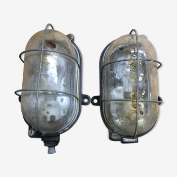 Set of 2 wall lamps