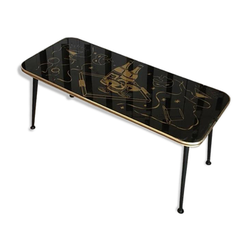 Table basse rétro vintage