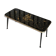 Vintage retro coffee table with black dansette legs