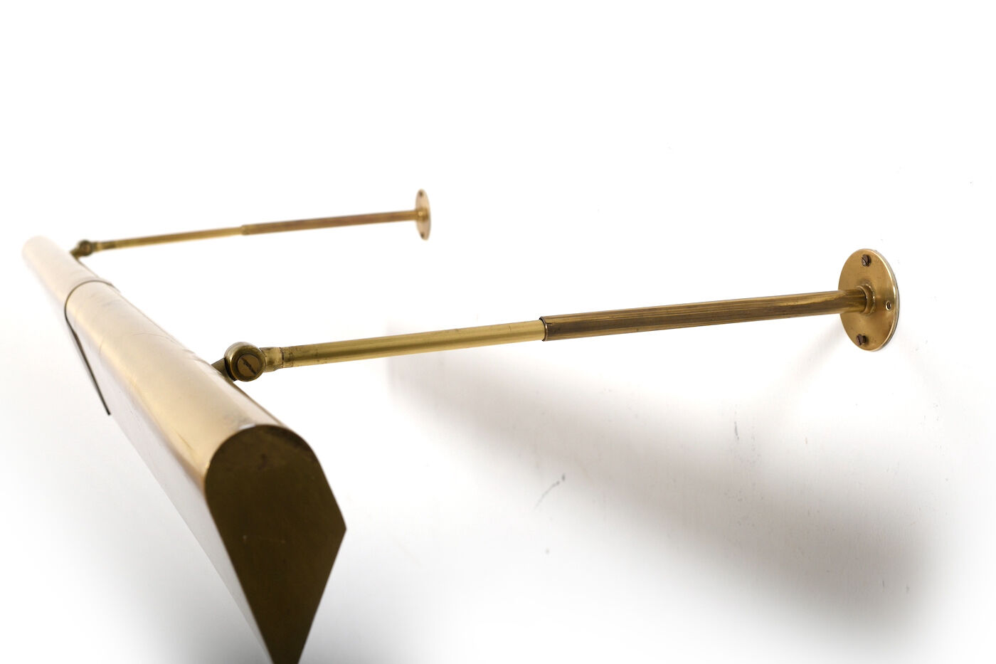 Danish library / painting lamp in brass 1940s