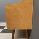 Low sideboard, white leatherette drawer fronts, 1960s