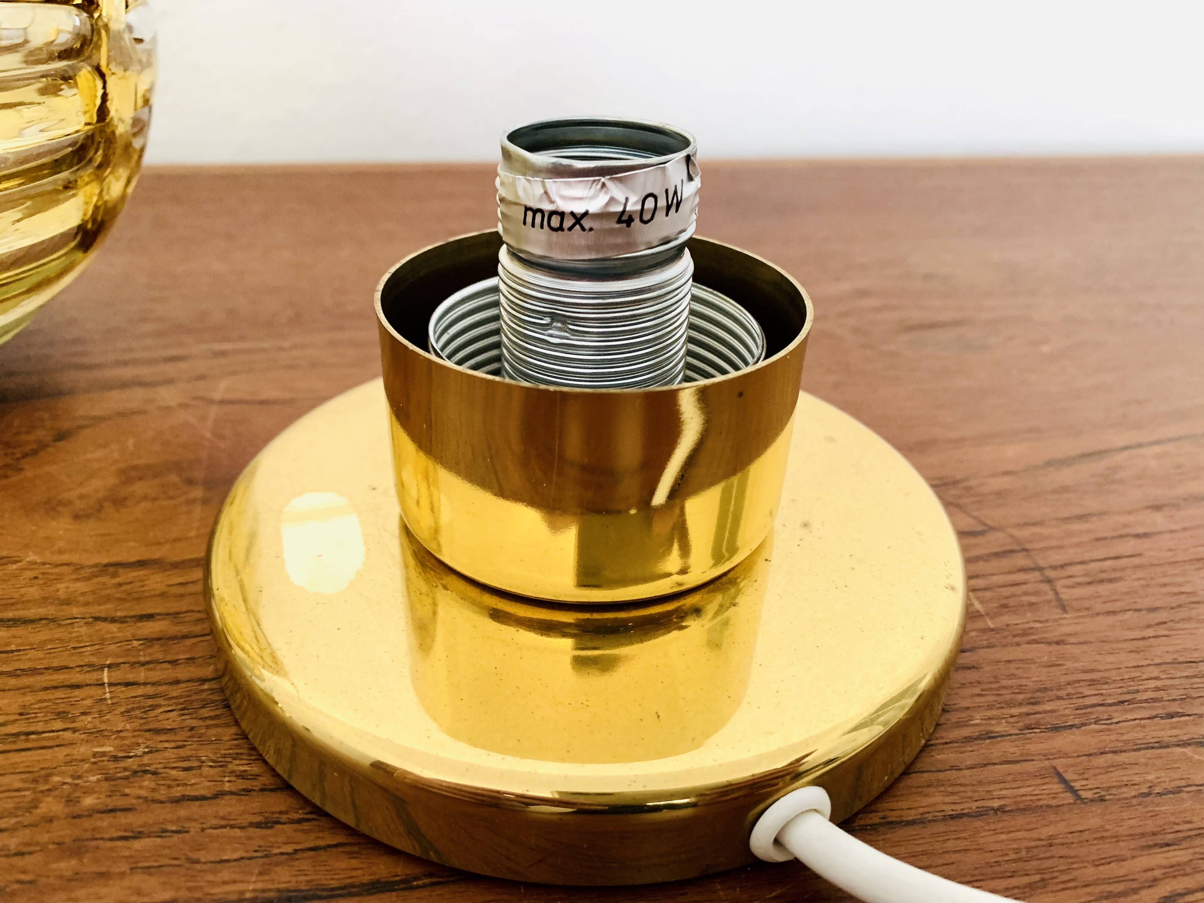 Set of 2 Glass Table Lamps from Doria