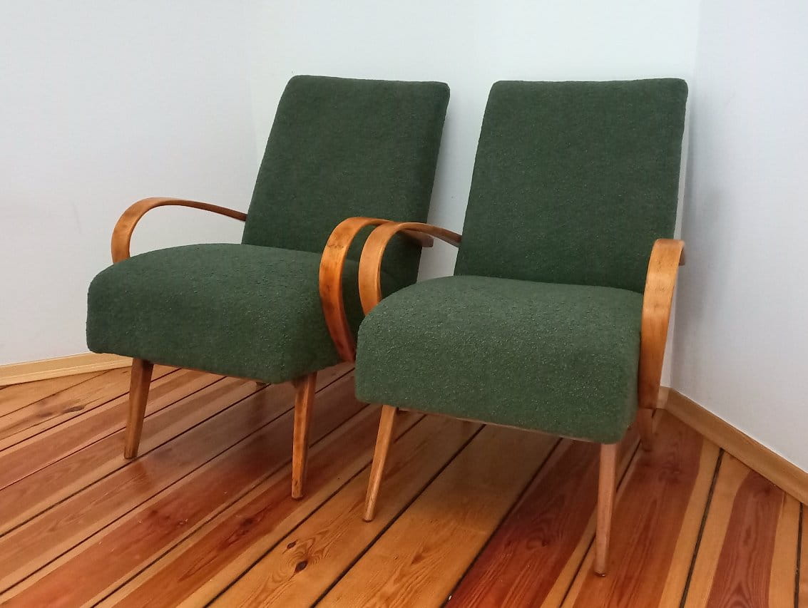 Armchairs by Jaroslav Šmidek for TON, Czechoslovakia, 1960s, Set of 2