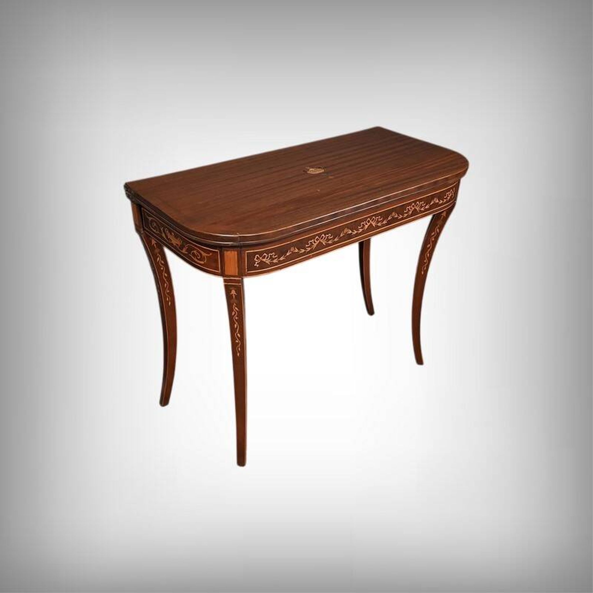 Mahogany Game Console Table – 1920