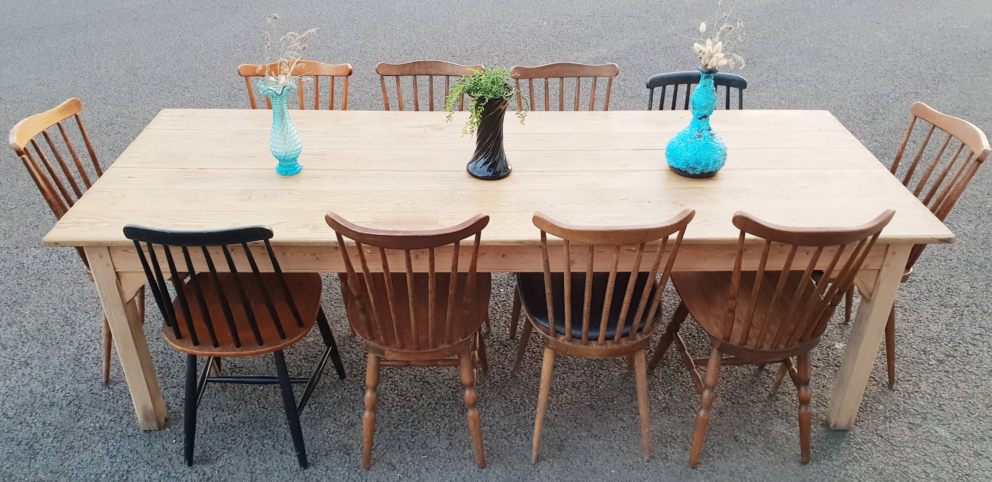 Vintage farm table