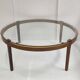 Scandinavian coffee table, 110cm diameter, circa 1960