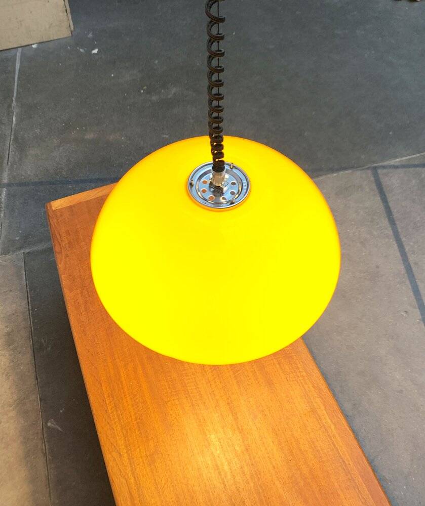 Cabras pendant lamp in Space Age style from the mid-century by Luigi Massoni for Guzzini, 1960s.