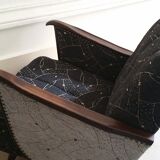 1/2 very beautiful original chairs from the 1950s wings of bald mice