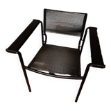 Vintage black Spaghetti armchair Giandomenico Belotti for Alias, model 109