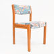 1980s modern, ethnic Upholstered chair, WK Möbel Germany