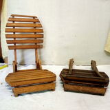 Beach folding chairs