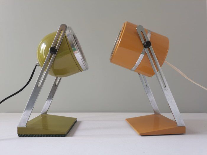 Pair of Italian desk lamps 70 years
