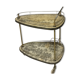 Serving double tray on wheels