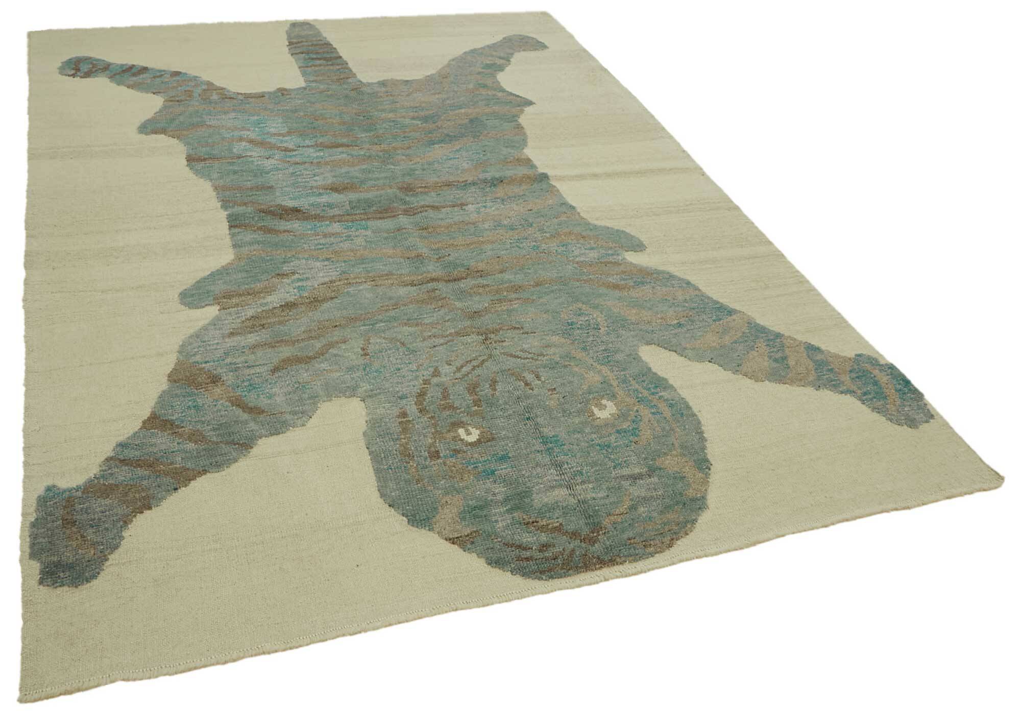 Turkish Handknotted Wool Tiger Rug  200 cm x 272 cm