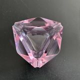 Pink crystal ashtray
