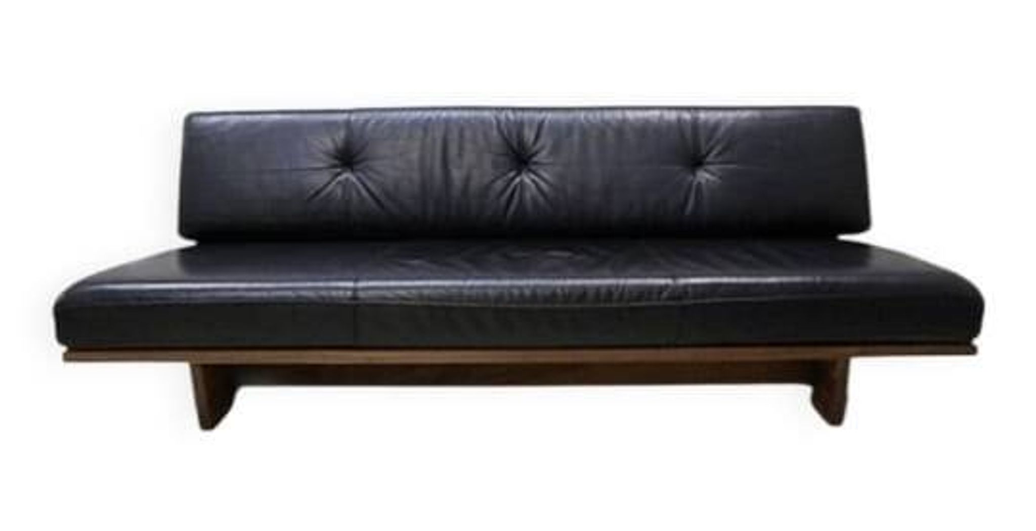 Canapé banquette 4 places en cuir