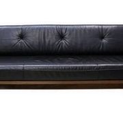 Canapé banquette 4 places en cuir