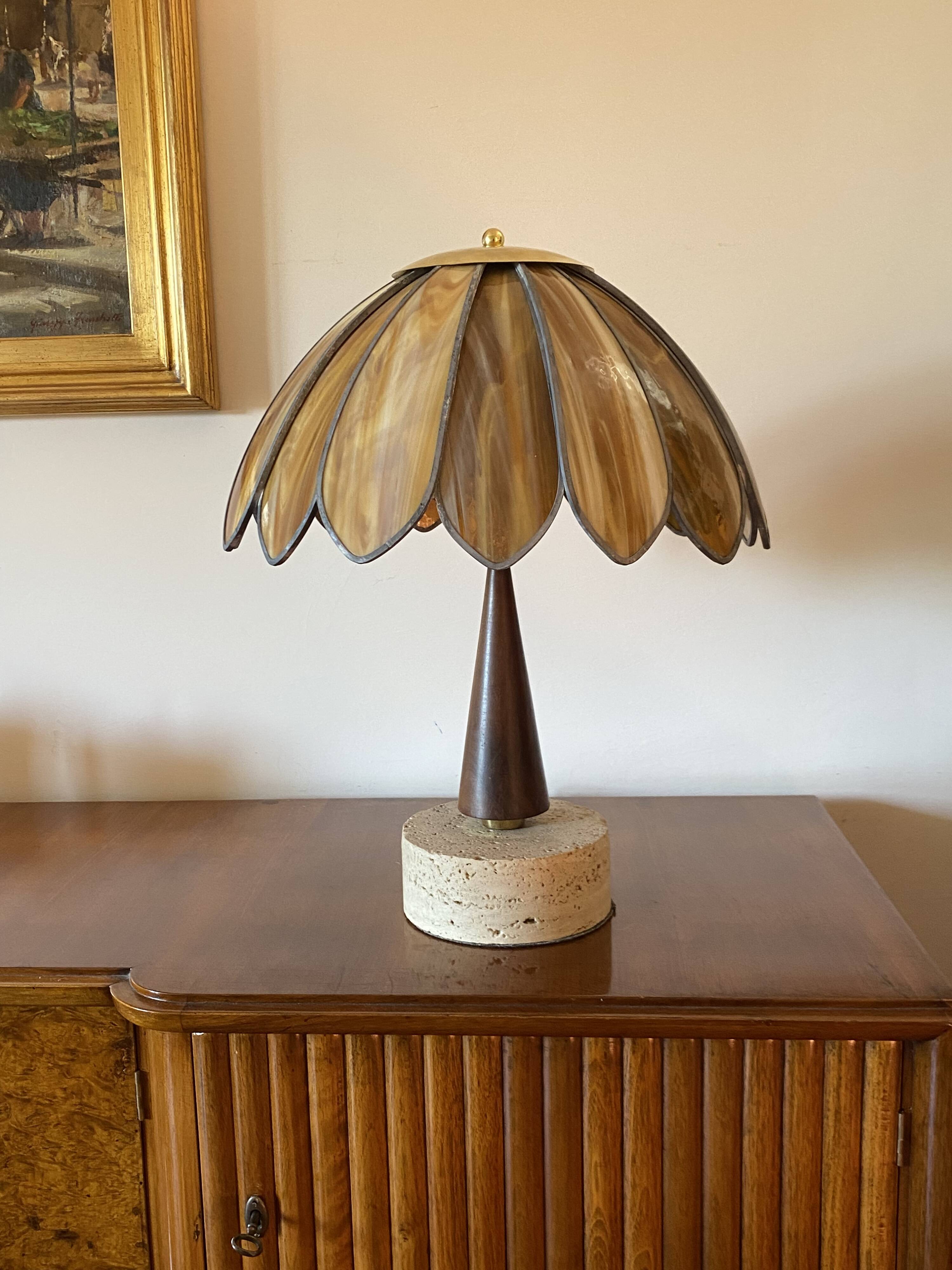 Hollywood regency important table lamp, Italy 1970 ca.