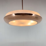Bauhaus / Functionalist Copper Chandelier Ufo, 1930s, Restored
