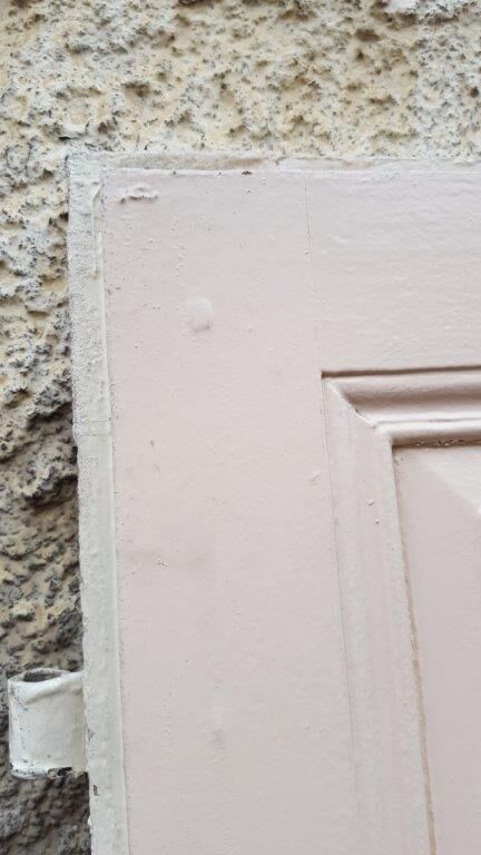 Old wooden door patina beige