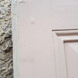 Old wooden door patina beige