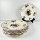 Lot de 8 assiettes plates "Agreste" Sarreguemines, XXe s.
