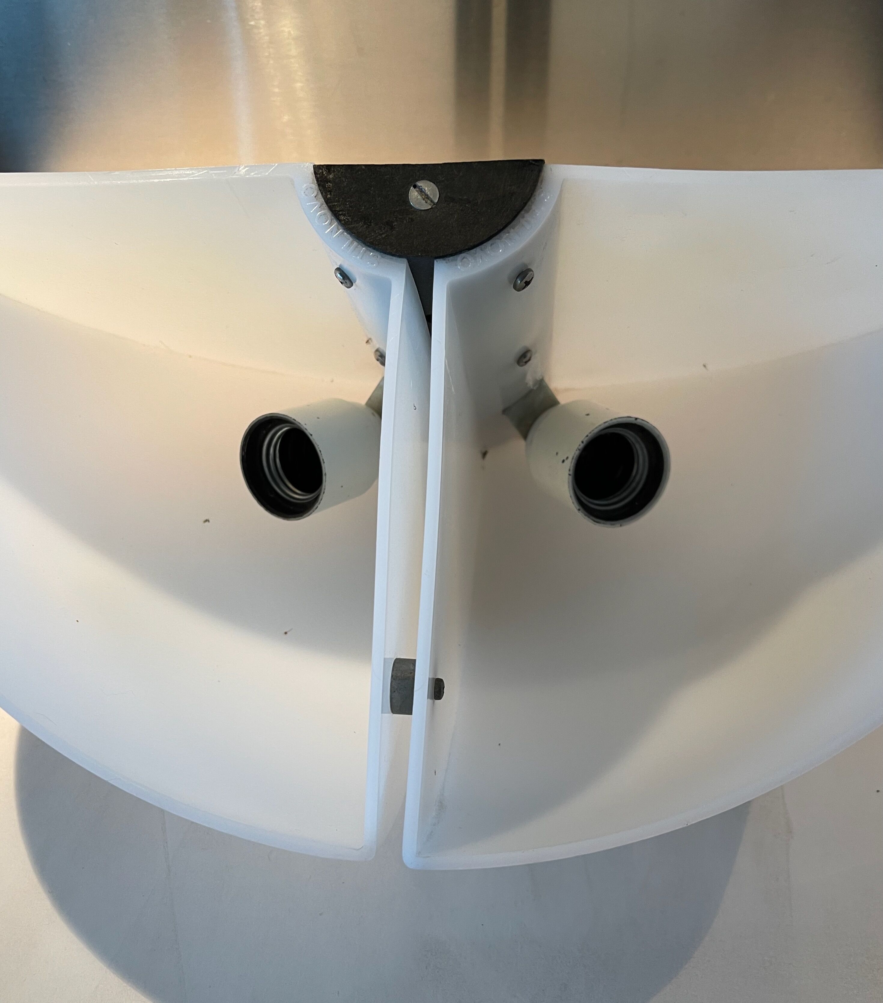 Wall lamp spicchio stilnovo corrado and aroldi