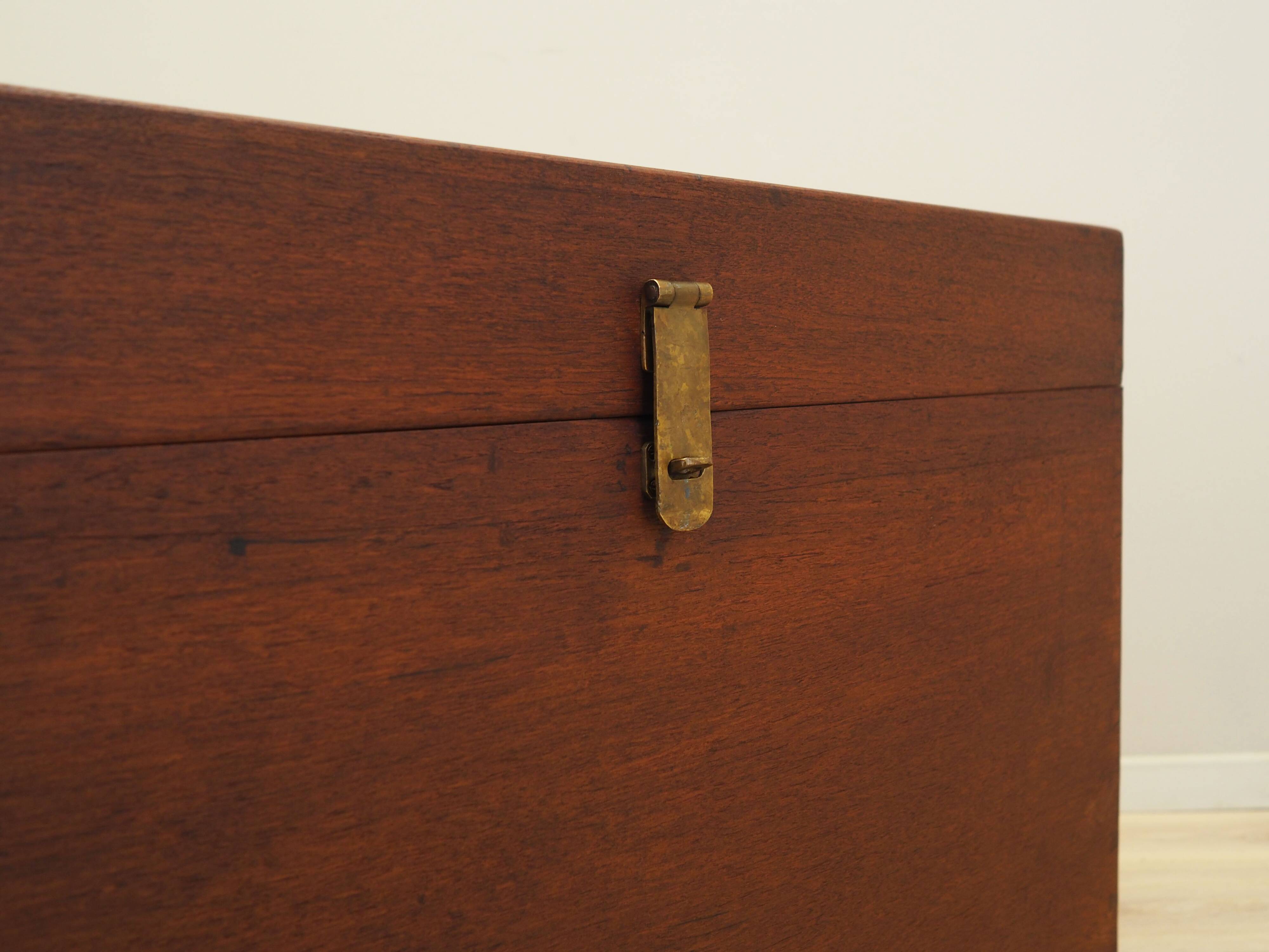 Teak chest, Scandinavian design, 1960s, production: Denmark
