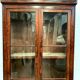 Louis Philippe vintage window in mahogany two 19th century glass doors