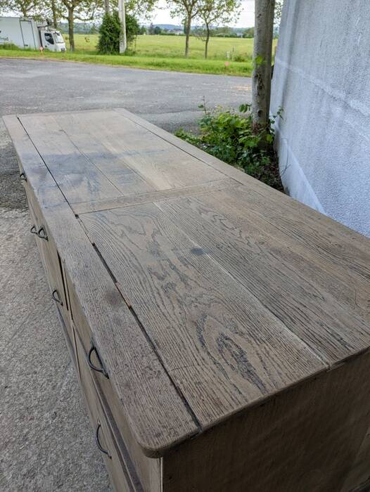 Comptoir de mercerie, meuble de métier, grainetier