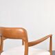 Chaise de salle à manger danoise modèle 56 du milieu du siècle par Niels O. Møller pour J.L. Møller