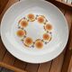Large plate Schumann Arzberg Bavaria – Vintage orange flowers from the 70s