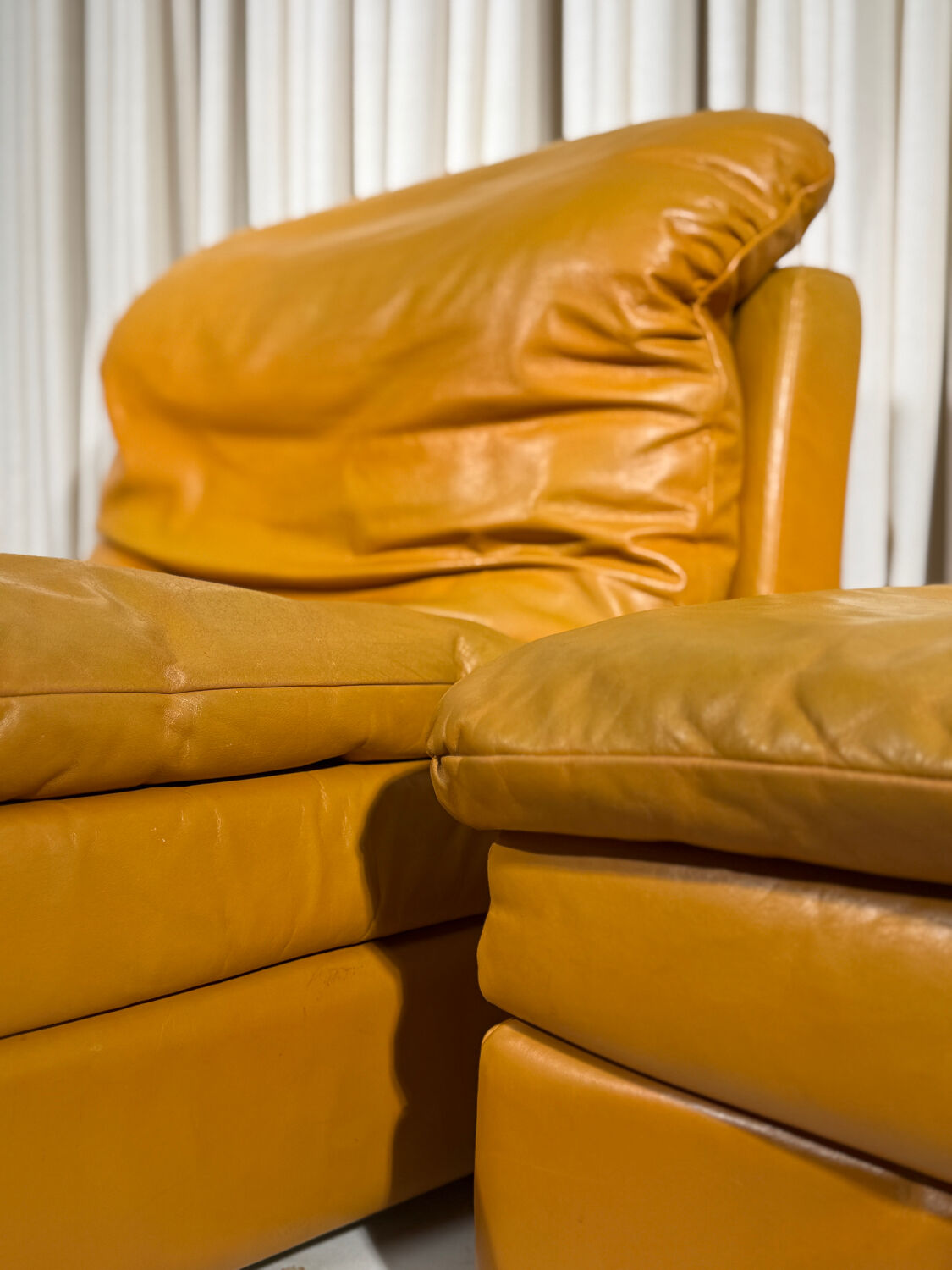 Vintage leather armchair