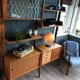 Norwegian teak storage furniture, Ergo model, 2 modules by Blindheim