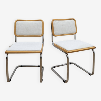 2 Cesca B32 chairs by Marcel Breuer