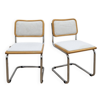2 Cesca B32 chairs by Marcel Breuer