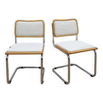 2 chaises Cesca B32 par Marcel Breuer