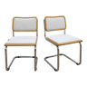 2 chaises Cesca B32 par Marcel Breuer