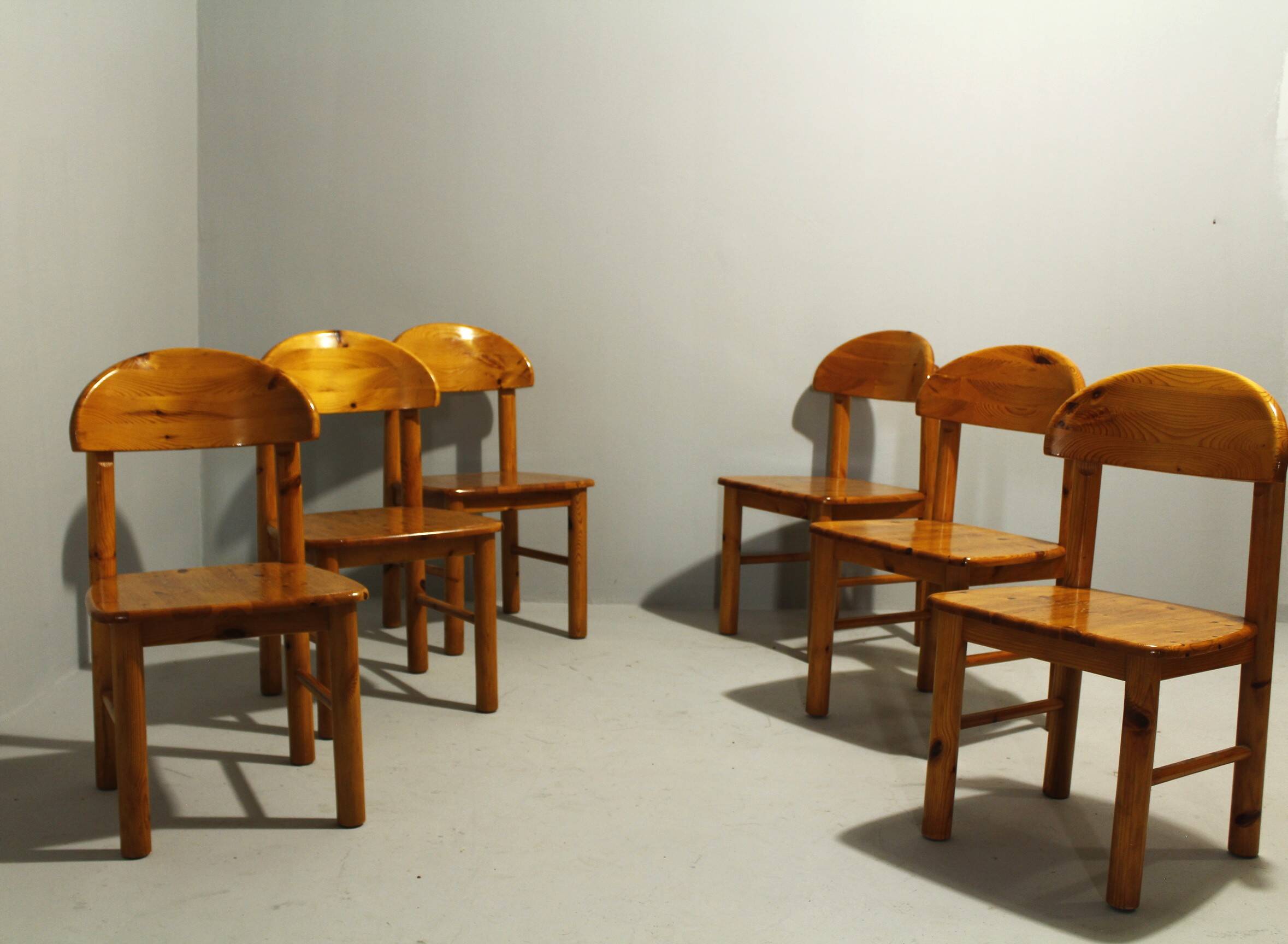 Chairs attributed to Rainer Daumiller, 1970s, Set of 6