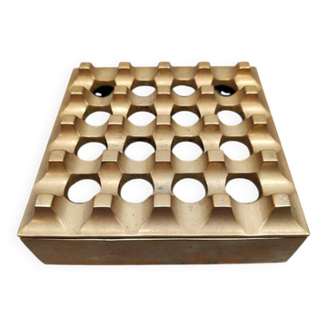 Midcentury Swedish design brass Ultima ashtray Holger Bäckström & Bo Ljungberg
