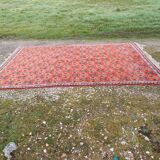 Moroccan hand-knotted wool rug