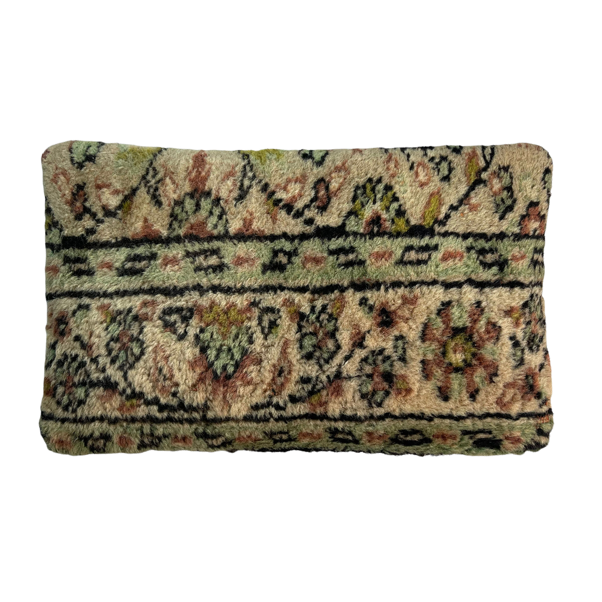 Vintage turkish rug cushion cover, 30 x 50 cm