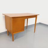 Vintage oak wood desk from the 60s