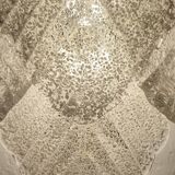 Wall sconce "Mazzega" with Murano glass leaves, Italy 1980