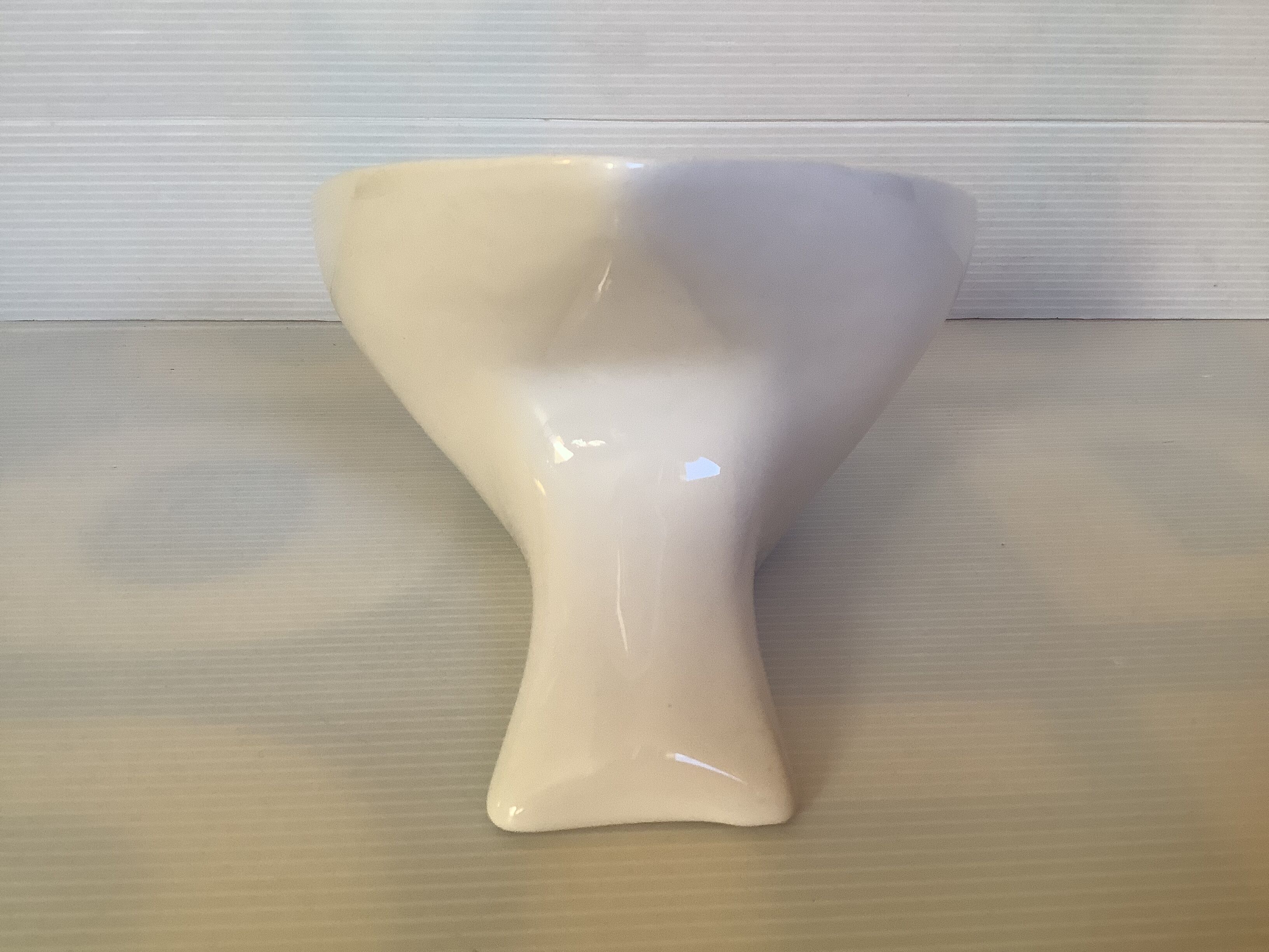 White bird dove candle holder