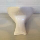 White bird dove candle holder